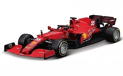 FERRARI SF21 #55 CARLOS SAINZ w/ HELMET 2021