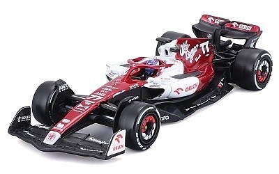 ALFA ROMEO F1 TEAM ORLEN C42 #77 VALTERI BOTTAS w/ HELMET 2022