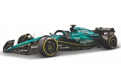 ASTON MARTIN ARAMCO COGNIZANT FORMULA ONE TEAM AMR23 #14 FERNANDO ALONSO w/ HELMET 2023