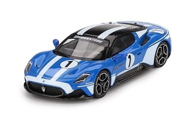 Maserati MC20#1 Blue with White Stripes