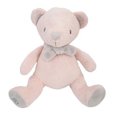 PLYŠOVÝ MEDVÍDEK RŮŽOVÝ 25 cm