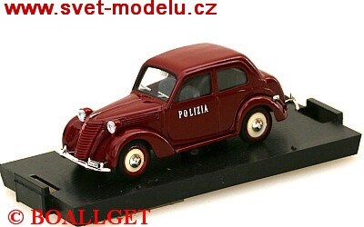 FIAT 1100E BERLINA POLIZIA STRADALA 1949