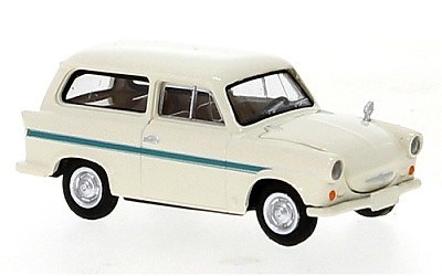 TRABANT P 50 STATION WAGON 1960 WHITE / BLUE