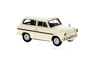 TRABANT P 50 COMBI 1960 WHITE / RED