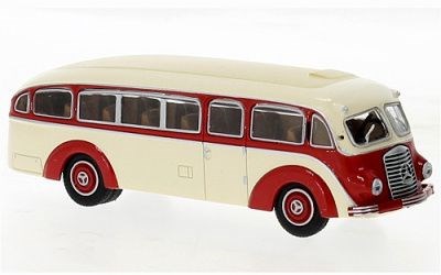 AUTOBUS MERCEDES-BENZ LO 35001936 BEIGE / RED
