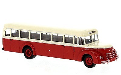 AUTOBUS MAN MKN 1952 BEIGE / RED