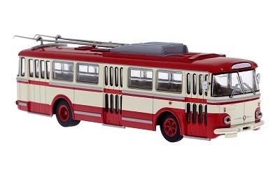 TROLEJBUS KODA 9TR 1962 WHITE / RED