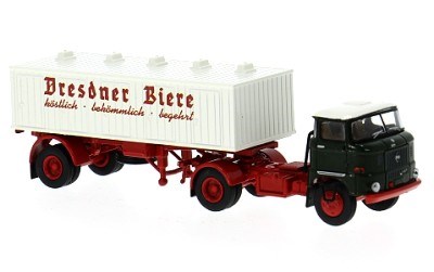 Tahač IFA W50 w/trialer Dresden Biere