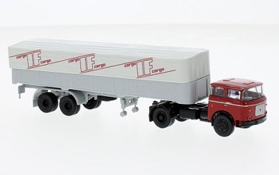 TAHAČ NÁVĚSŮ LIAZ 706 PP-SZ S NÁVĚSEM IF CARGO 1974