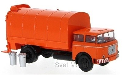 LIAZ 706 POPELSK VZ S 2 POPELNICEMI 1970 ORANGE