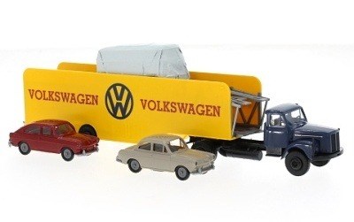 SCANIA L 111 PŘEPRAVNÍK AUT VOLKSWAGEN