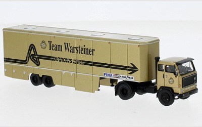 VOLVO F89 w/ TRAILER TEAM WARSTEINER ARROWS 1973