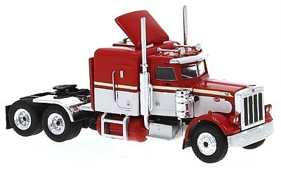 TAHAČ NÁVĚSŮ PETERBILT 359 RED / WHITE