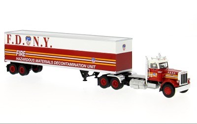Tahač Peterbilt 359 w/ návěs F.D.N.Y. 1973