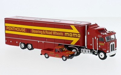 KENWORTH K100 AERODYNE TRAILER PENTHOUSE MOMO w/ VOLKSWAGEN CADDY