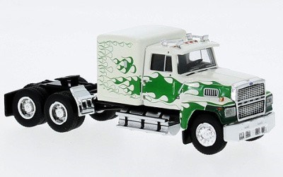 TAHAČ NÁVĚSŮ FORD LTL 9000 1978 WHITE / GREEN