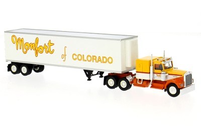 Kenworth W900 1977 w/ skřínový návěs Monfort