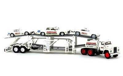 Tahač Dodge Hurricane Helldrivers 1975 w/ autotransporter 3 cars