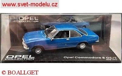 OPEL COMMORODE B GS/E 1972 BLUE