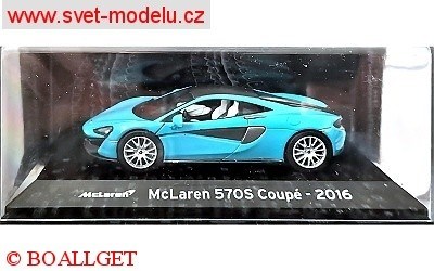 MCLAREN 570S COUPE 2016 BLUE