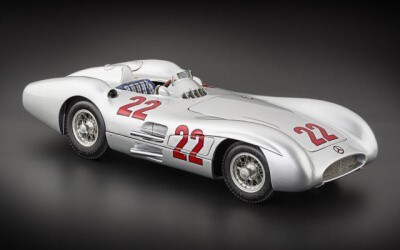 Mercedes-Benz W196R Streamliner 1954 #22 Reims Hans Herrmann Limited Edition 1000 Pcs.