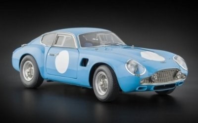 ASTON MARTIN DB4 GT ZAGATO RENNVERSION BLUE LIMITED EDITION 1000 PCS.