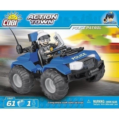 COBI 1547 ACTION TOWN POLICEJNÍ HLÍDKA NA ČTYŘKOLCE