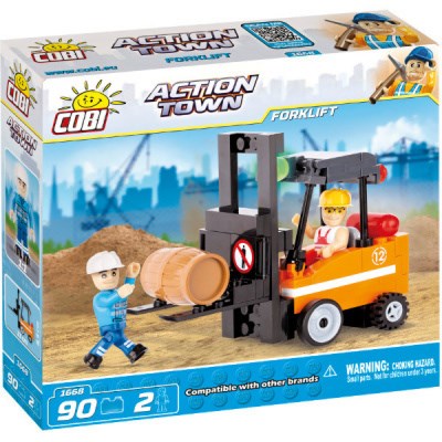COBI 1668 ACTION TOWN VYSOKOZDVIŽNÝ VOZÍK