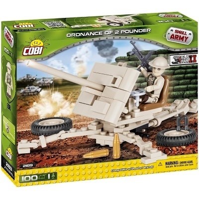 COBI 2189 SMALL ARMY WWII BRITSK� PROTITANKOV� D�LO