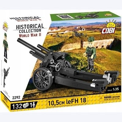 COBI 2292 WORLD WAR II HISTORICAL COLLECTION NMECK LEHK POLN HOUFNICE leFH 18