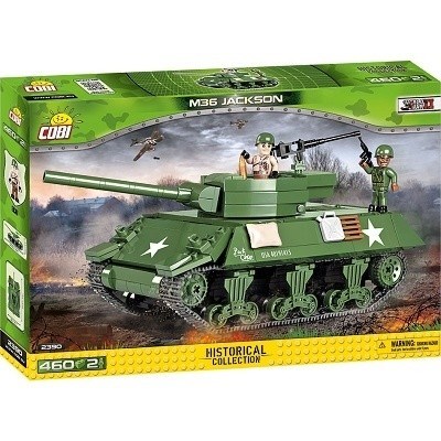 COBI 2389 SMALL ARMY WORLD WAR II TANK M36 JACKSON HISTORICAL COLLECTION