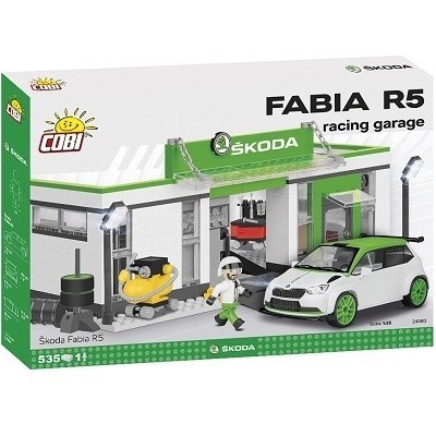COBI 24580 KODA FABIA R5 RACING GARAGE