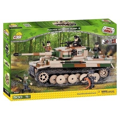 COBI 2487 SMALL ARMY WWII TANK PZKPFW VI TIGER AUSF E