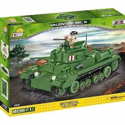 COBI 2521 SMALL ARMY WWII SD. TANK VALENTINE Mk. III