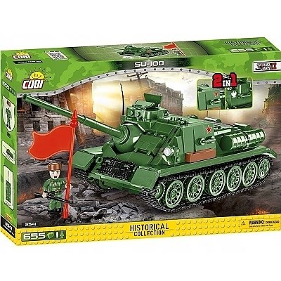 COBI 2541 WORLD WAR II HISTORICAL COLLECTION STHA TANK SU-100 