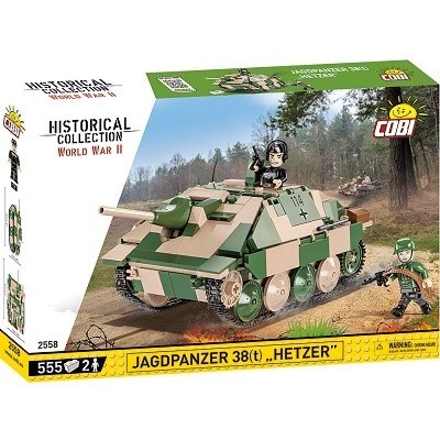 COBI 2558 WORLD WAR II HISTORICAL COLLECTION JAGDPANZER 38T HETZER