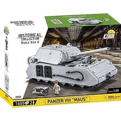COBI 2559 HISTORICAL COLLECTION WORLD WAR II TANK PANZER VIII MAUS