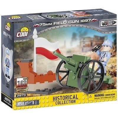 COBI 2979 GREAT WAR 75 mm FIELD GUN 1897