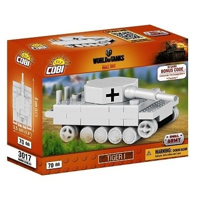 COBI 3017 SMALL ARMY WORLD OF TANKS BONUS CODE NANO TANK TIGER I