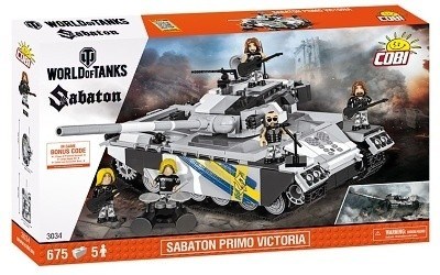 COBI 3034 SMALL ARMY WORLD OF TANKS BONUS CODE SABATON PRIMO VICTORIA