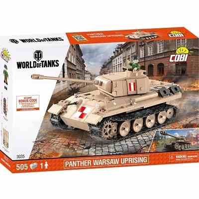 COBI 3035 SMALL ARMY WORLD OF TANKS BONUS CODE PANTHER WARSAW UPRISING