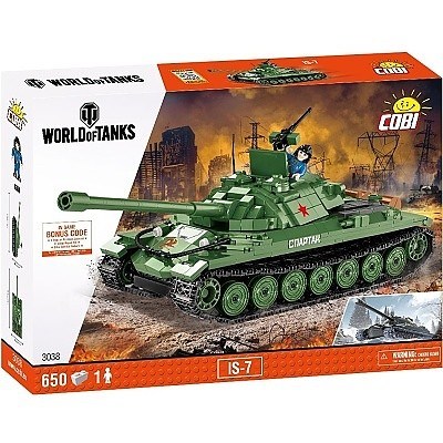 COBI 3038 SMALL ARMY WORLD OF TANKS BONUS CODE TANK IS-7