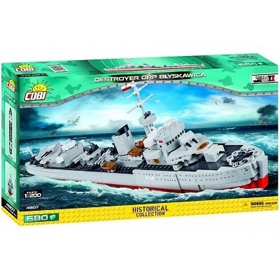 COBI 4807 SMALL ARMY WWII VLEN LOD ORP BLYSKAWICA