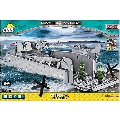 COBI 4813 WORLD WAR II VYLOĎOVACÍ ČLUN LCVP