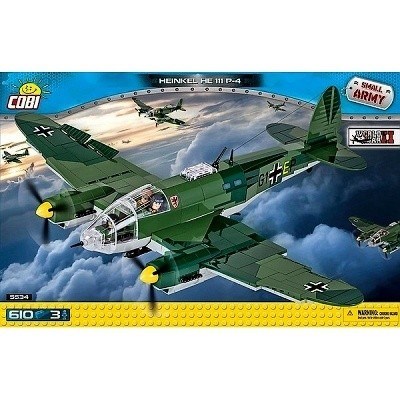 COBI 5534 SMALL ARMY WWII LETADLO HEINKEL HE III P-4