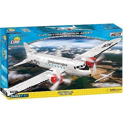 COBI 5702 SMALL ARMY WORLD WAR II LETADLA DOUGLAS C-47 SKYTRAIN BERLIN AIRLIFT