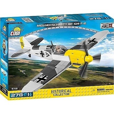 COBI 5715 SMALL ARMY WORLD WAR II LETADLO MESSERSCHMITT BF-109 F-2