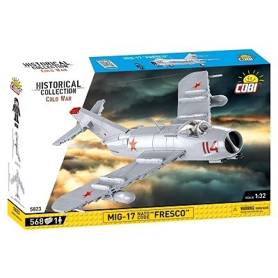COBI 5823 HISTORICAL COLLECTION COLD WAR LETADLO MIG-17  NATO CODE FRESCO