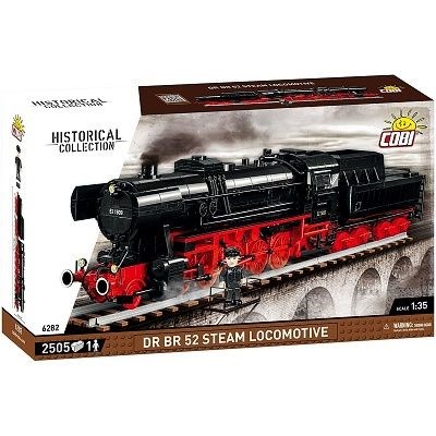COBI 6282 HISTORICAL COLLECTION PARNÍ LOKOMOTIVA DR BR 52 S TENDREM