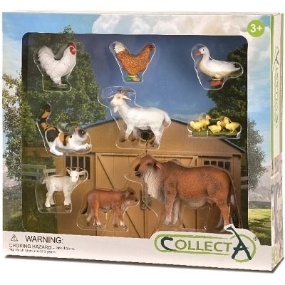 COLLECTA 84049 ZVÍŘATA Z FARMY 9 PCS.